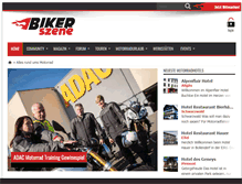 Tablet Screenshot of bikerszene.de